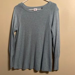 Cabi lightweight sweater. Size M. A heathered blue/green color